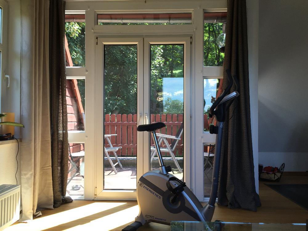 lichtdurchflutete Dachgescho� Wohnung mit Blick zum Schlo�